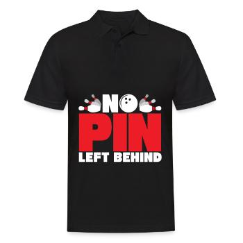 bowling bowling bowling sport - Men's Polo Shirt - black - Front - Kai (181cm)