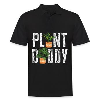 Plant Daddy Zimmerpflanzen Garten Blumen Liebe - Männer Poloshirt - Schwarz - Vorne - Kai (181cm)