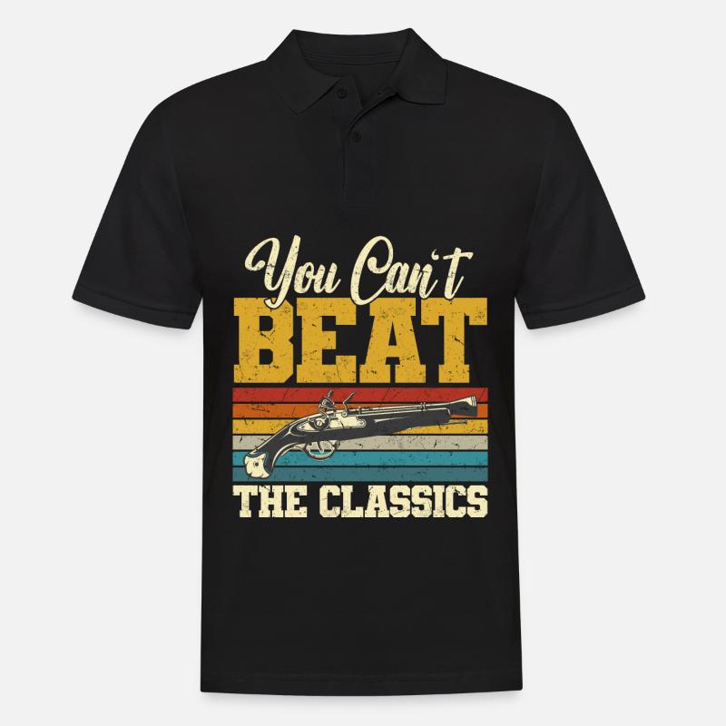 Muzzle Loader - Männer Poloshirt - Schwarz