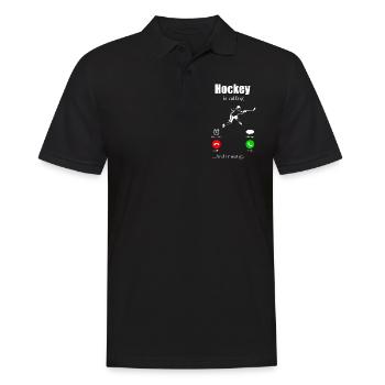Hockey - Polo Homme - noir - Devant - Kai (181cm)