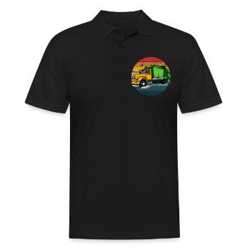 Garbage Man Gift Garbage Garbage Collection Waste Profession - Men's Polo Shirt - black - Front - Kai (181cm)