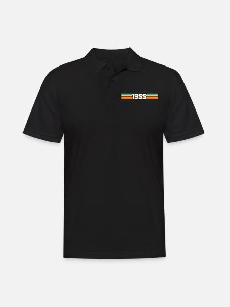 retro 1955 - Polo Homme - noir