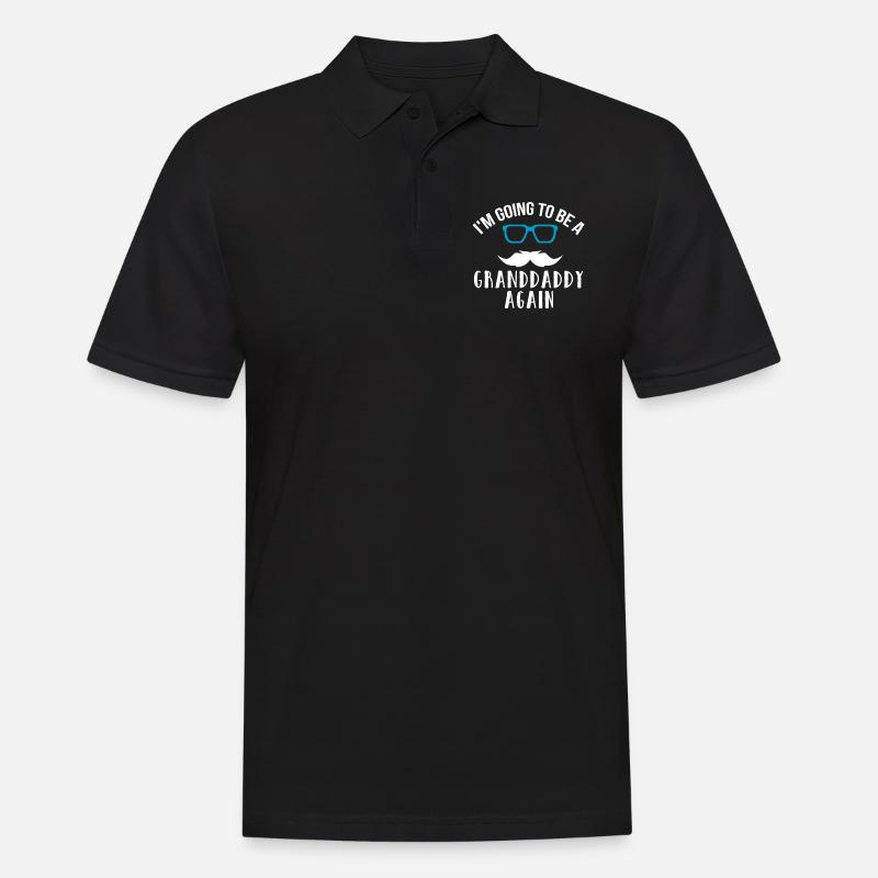 Großvater - Männer Poloshirt - Schwarz