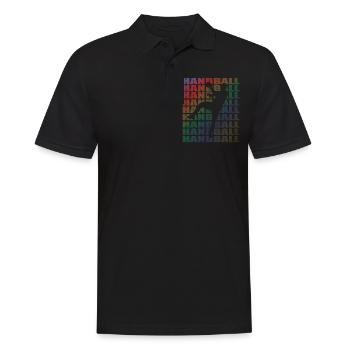 Accessoires de handball motif handball - Polo Homme - noir - Devant - Kai (181cm)
