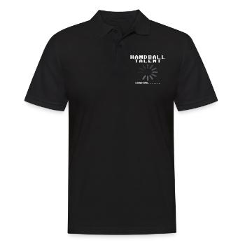 Handball Zubehör handballer Motiv - Männer Poloshirt - Schwarz - Vorne - Kai (181cm)
