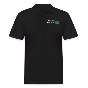 Lehrer Zubehör für deinen Humor - Männer Poloshirt - Schwarz - Vorne - Kai (181cm)