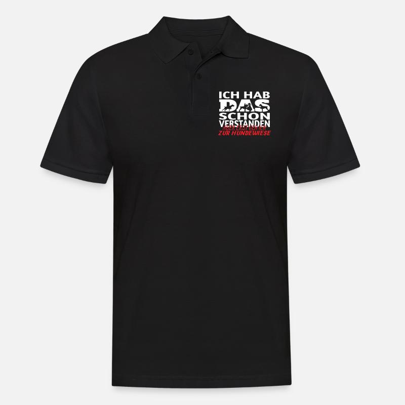 Hunde Deutsch Drahthaar Hundebesitzer - Männer Poloshirt - Schwarz