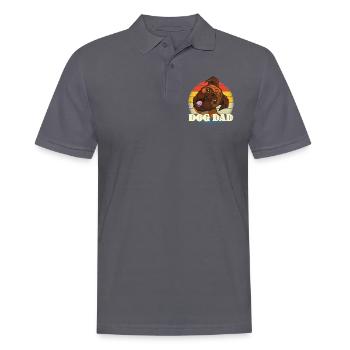 Hund Boxer Hundebesitzer Geschenkidee - Männer Poloshirt - Anthrazit - Vorne - Nico (186cm)