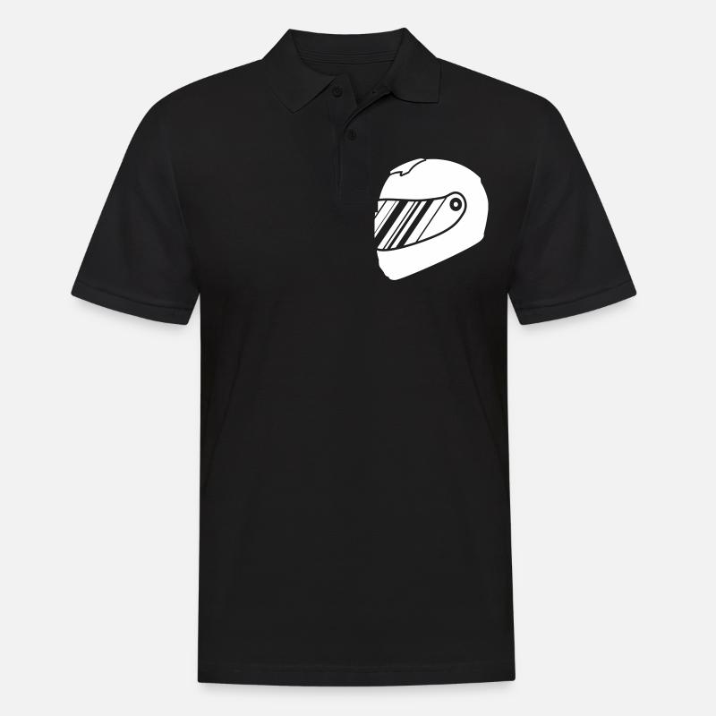 Course de barre de course - Polo Homme - noir