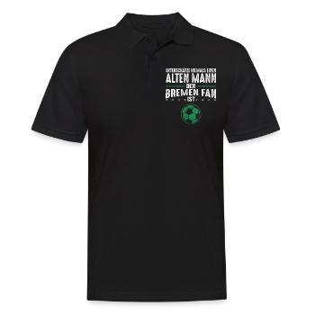Bremen Fan Fußballfan Fanclub Männer Geschenk - Männer Poloshirt - Schwarz - Vorne - Kai (181cm)