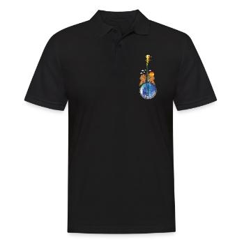 Banjo Shirts For Men Bluegrass Appalachia Folk - Men's Polo Shirt - black - Front - Kai (181cm)