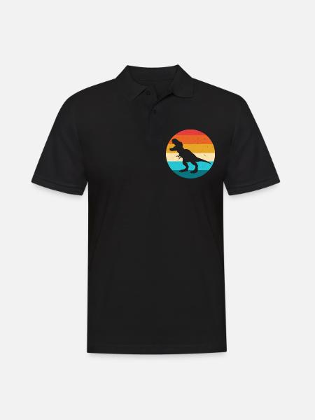 T-Rex - Men's Polo Shirt - black
