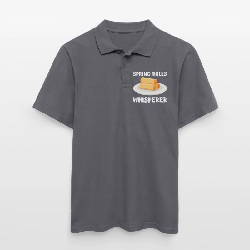 Spring Rolls Whisperer Men's Polo Shirt