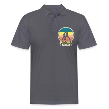 Judoka Mama - Männer Poloshirt - Anthrazit - Vorne - Nico (186cm)