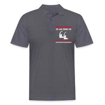 Synchronschwimmen Geschenk - Männer Poloshirt - Anthrazit - Vorne - Nico (186cm)