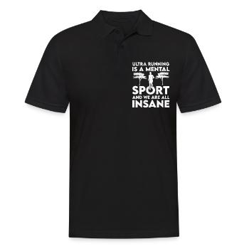 Ultra Running - Polo Homme - noir - Devant - Kai (181cm)
