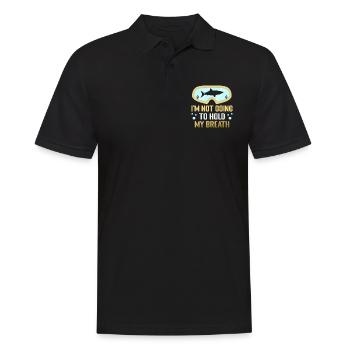 Sporttaucher Design Tauchlehrer Schnorcheln - Männer Poloshirt - Schwarz - Vorne - Kai (181cm)