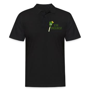 Lauch Seine Durchlaucht - Männer Poloshirt - Schwarz - Vorne - Kai (181cm)