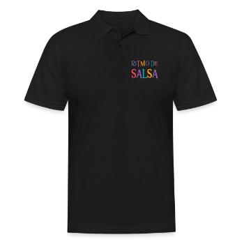 Salsa Rhythm T-shirt Danse Salsa - Polo Homme - noir - Devant - Kai (181cm)