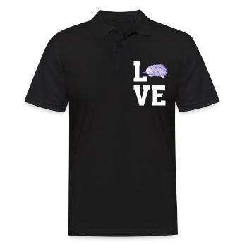 Pavian - Männer Poloshirt - Schwarz - Vorne - Kai (181cm)