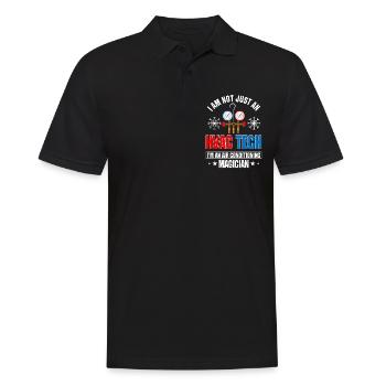 Funny Hlk-tech wear - Men's Polo Shirt - black - Front - Kai (181cm)