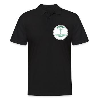 Advanced Practice Nurse - Men's Polo Shirt - black - Front - Kai (181cm)