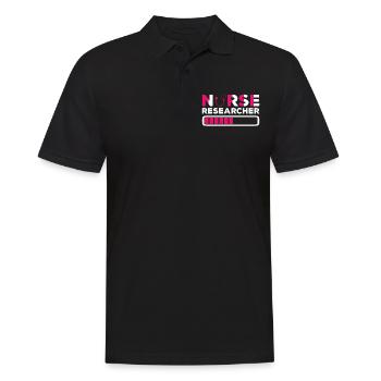 Chercheuse en soins infirmiers en formation - Polo Homme - noir - Devant - Kai (181cm)
