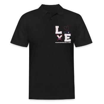 Gerontology Nurse Practitioner Design - Men's Polo Shirt - black - Front - Kai (181cm)