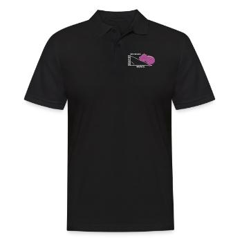 Lustiges Mathe Wortspiel Hippothenuse Nilpferd - Männer Poloshirt - Schwarz - Vorne - Kai (181cm)