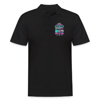 Croisière Lovin Genre de fille Croisière amusante - Polo Homme - noir - Devant - Kai (181cm)
