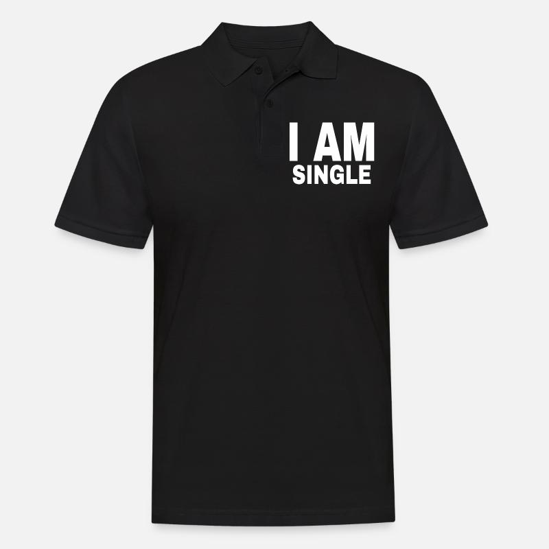 SINGLE - Männer Poloshirt - Schwarz