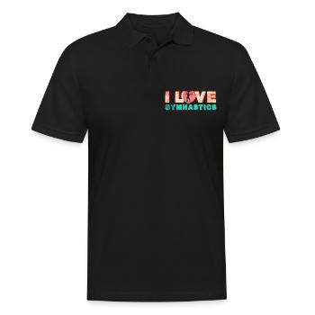 Gymnastique Gymnastique Gymnaste Sport - Polo Homme - noir - Devant - Kai (181cm)