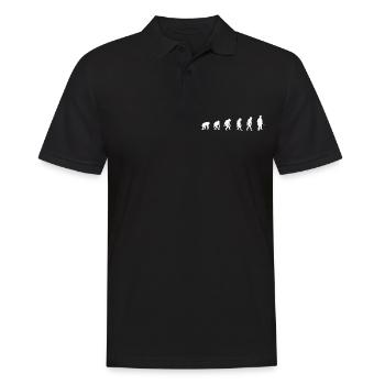 Pompier Pompier Pompier - Polo Homme - noir - Devant - Kai (181cm)