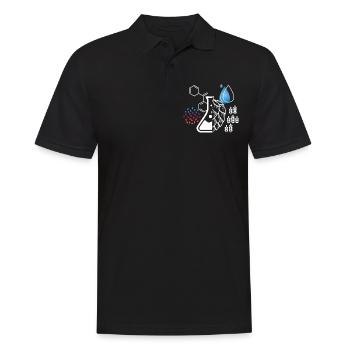 Bier Brauer Brauerei Hopfen Grillen Goasmaß - Männer Poloshirt - Schwarz - Vorne - Kai (181cm)