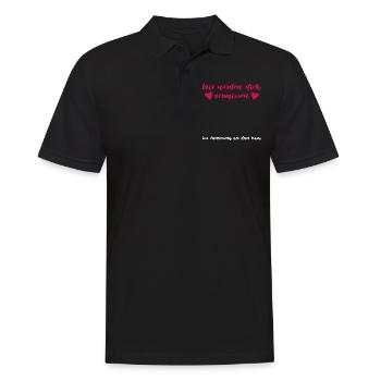 Vermissen Abschied Kollege Arbeit Geschenk - Männer Poloshirt - Schwarz - Vorne - Kai (181cm)