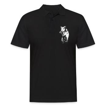vélo - Polo Homme - noir - Devant - Kai (181cm)