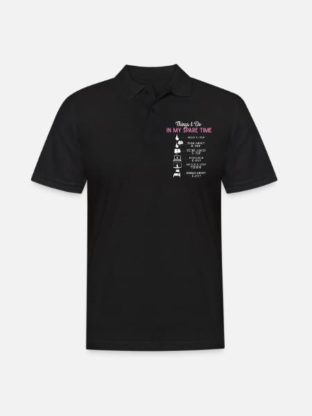 KPOP-Freizeit - Männer Poloshirt - Schwarz