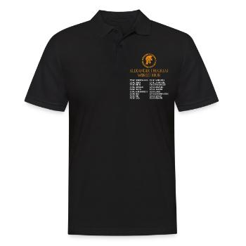 Histoire de la Grèce antique Alexandre le Grand - Polo Homme - noir - Devant - Kai (181cm)