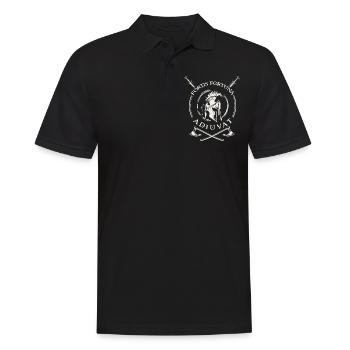 Ancient Roman, Rome - Men's Polo Shirt - black - Front - Kai (181cm)
