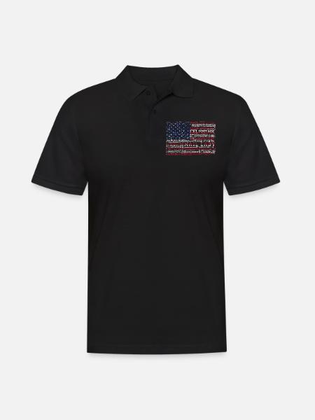 Post lady, postal delivery - Men's Polo Shirt - black