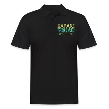 Safari squad, un safari - Polo Homme - noir - Devant - Kai (181cm)