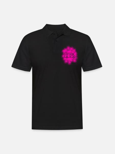Semi-integrated motorhome Semi-integrated - Men's Polo Shirt - black
