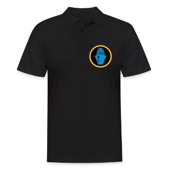 Ship | Cruise | Ferry - Men's Polo Shirt - black - Front - Kai (181cm)