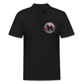 Chien Akita Shiba Inu - Polo Homme - noir - Devant - Kai (181cm)