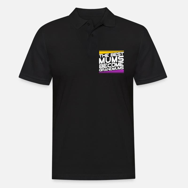 Oma Glückwunsch Großmutter Großmama Statement - Männer Poloshirt - Schwarz