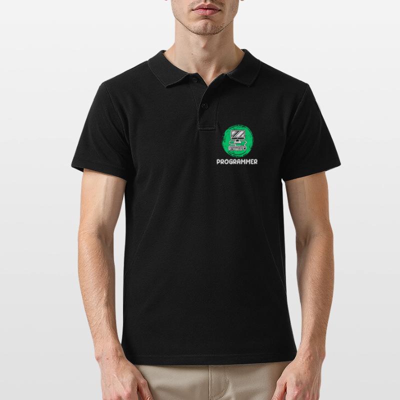 Computer Developer Programmer Computer Geek Men's Polo Shirt