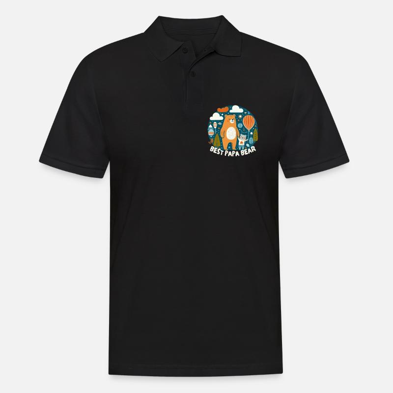 Vatertag. Bester - Männer Poloshirt - Schwarz
