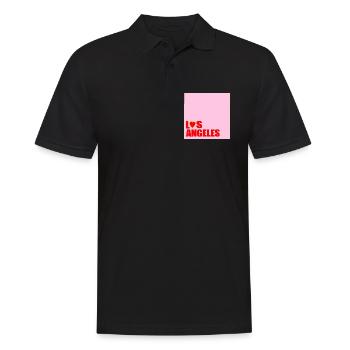 CŒUR LOS ANGELES ÉTATS-UNIS - Polo Homme - noir - Devant - Kai (181cm)