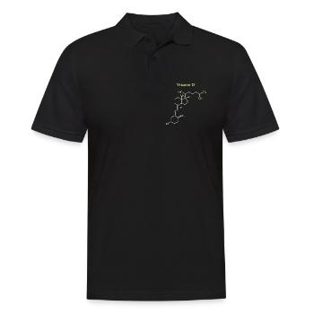Structure Vitamine D - Polo Homme - noir - Devant - Kai (181cm)