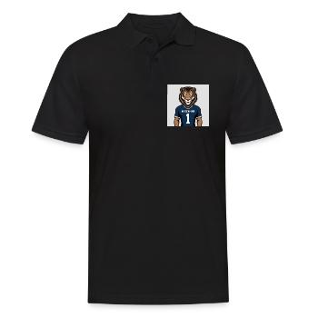Imprimé du maillot mascotte du Tigre - Polo Homme - noir - Devant - Kai (181cm)